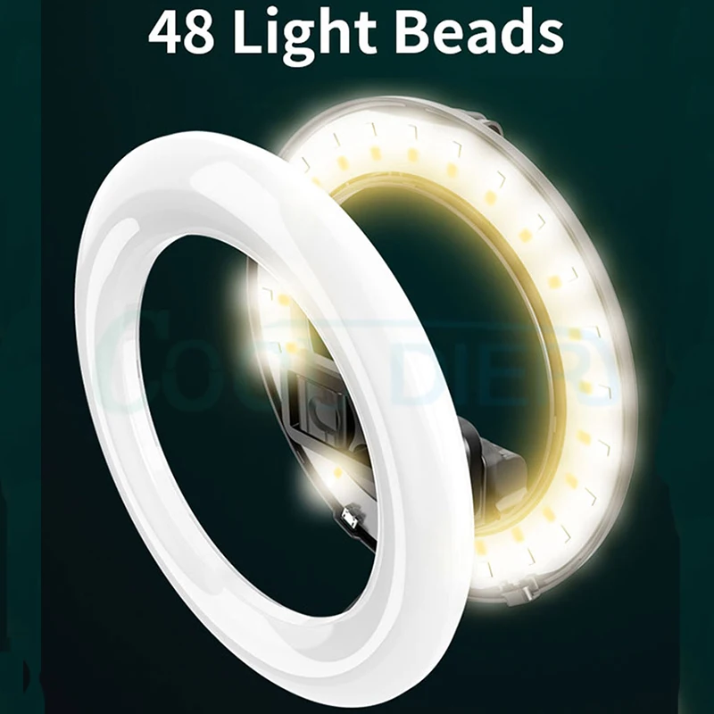 Беспроводная Bluetooth селфи палка 3 в 1 светодиодный светильник с кольцевой вспышкой