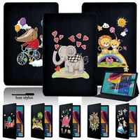 tablet case for samsung galaxy tab a a6 7 0 9 7 10 1 10 5 e 9 6tab s5e shockproof pu leather slim lightweight cover casepen