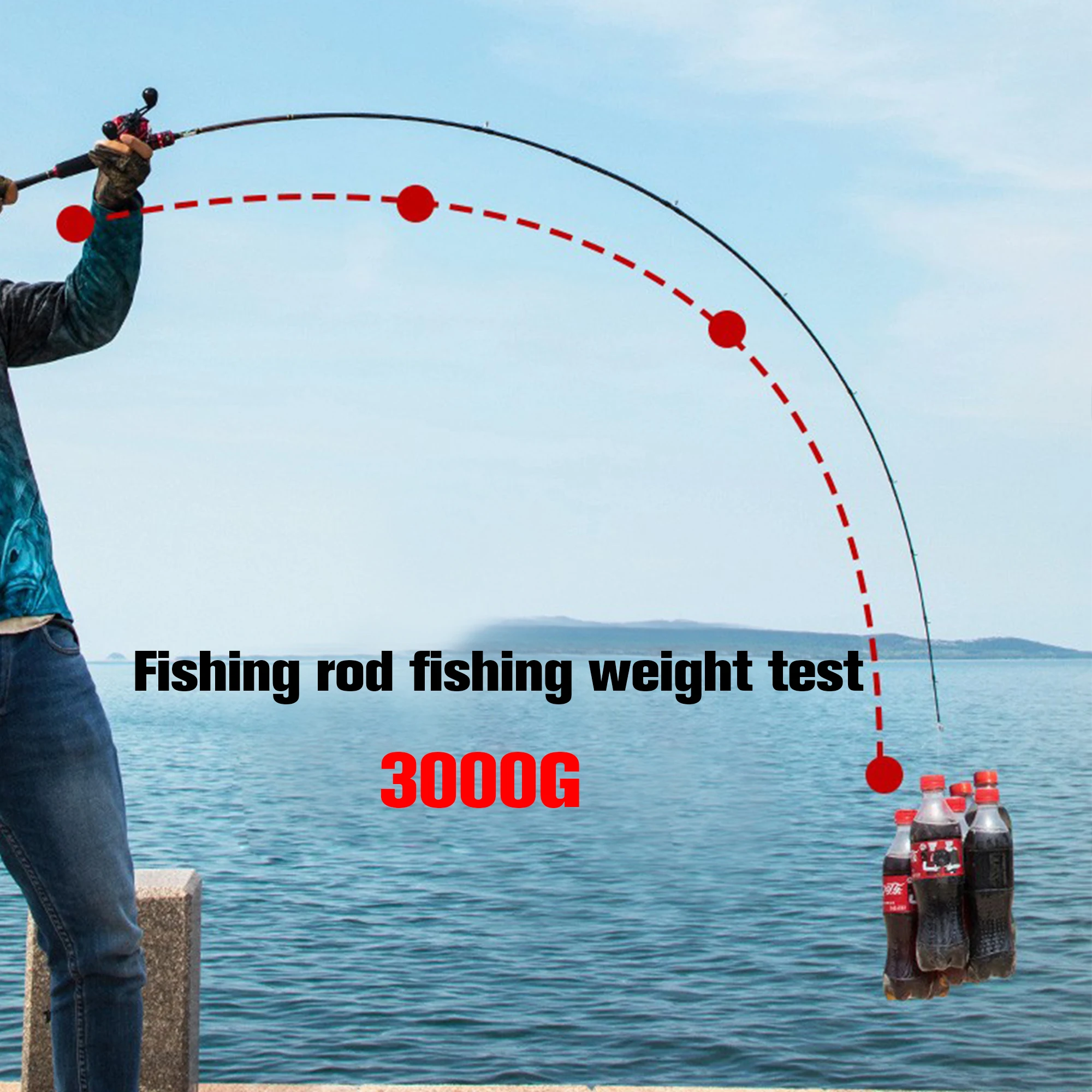 

Casting Spinning Lure Fishing Rod 1.68/1.8/2.1m 30t Carbon 2 Sections 1/2/3 Tips Bait 4-35g L/M/Mh Baitcasting Pole