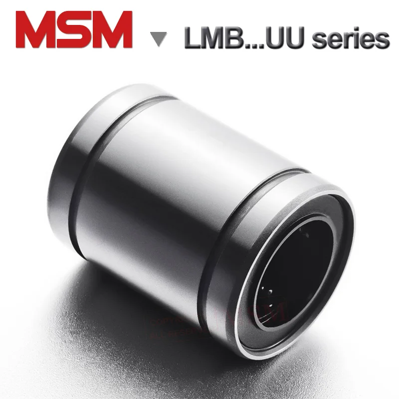 8 шт. MSM имперские линейные подшипники LMB6UU LMB8UU LMB10UU LMB12UU LMB16UU LMB20UU английская