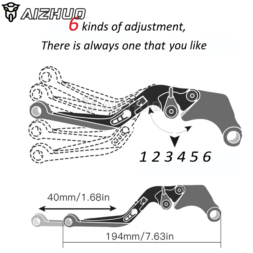 

690 SMC Motorcycle CNC Brake Clutch Levers Handbar Hand Grips Ends Bar End Sliders FOR 690SMC 690 SMC 2014-2017 2016 2015 Logo