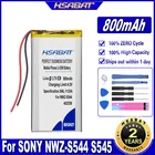 HSABAT NWZ-S544 S545 S544 NWZ-S545 800mAh аккумулятор для SONY NWZ-S544 S545 S544 NWZ-S545