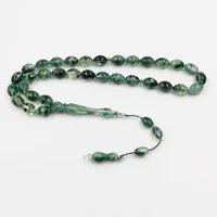 green resin tasbih 33 prayer beads high quality resin mistaka misbaha mans islam brand bracelet muslim gift rosary
