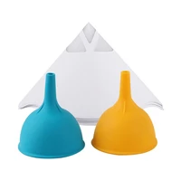 3d printer dlp parts 101 pcs thick photopolymer resin paper disposable filter and silicone funnel set
