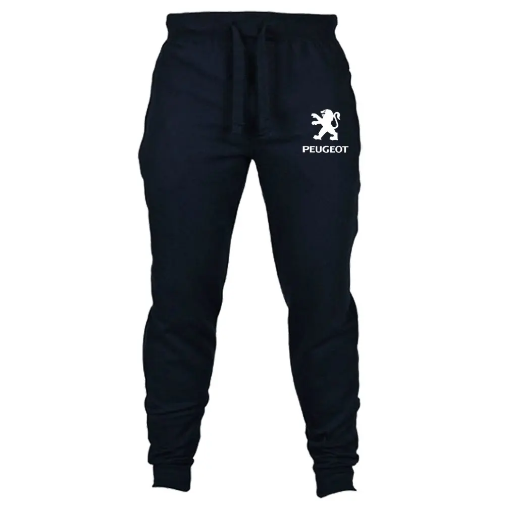 

2021 New Hoodies Men forPeugeot Car Logo Print Gradient Color Hooded Fleece Zipper Jacket Sweatshirt Sweatpants Suit 2pcs