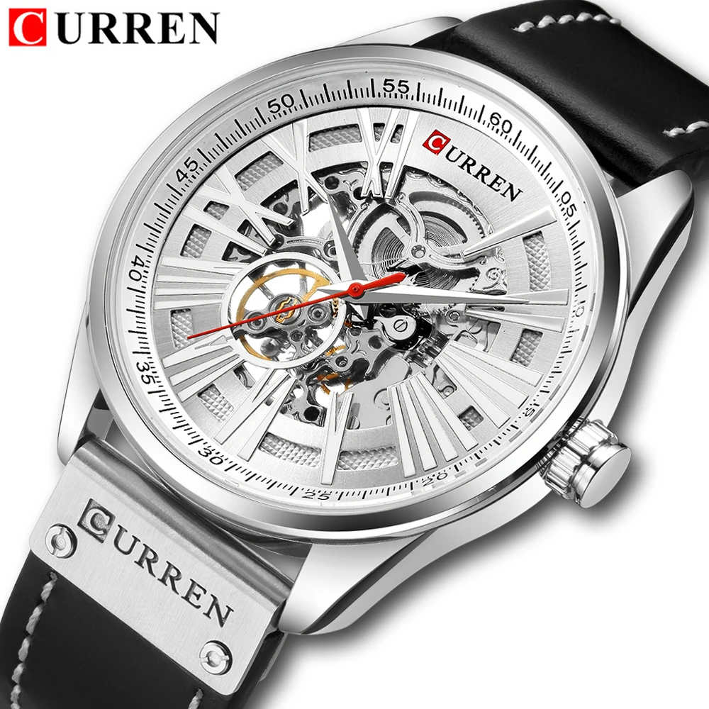

Luxury Watches Men CURREN Business Watch Orologio Uomo Waterproof Creative Wristwatch Relogio Masculino Leather Reloj Hombre