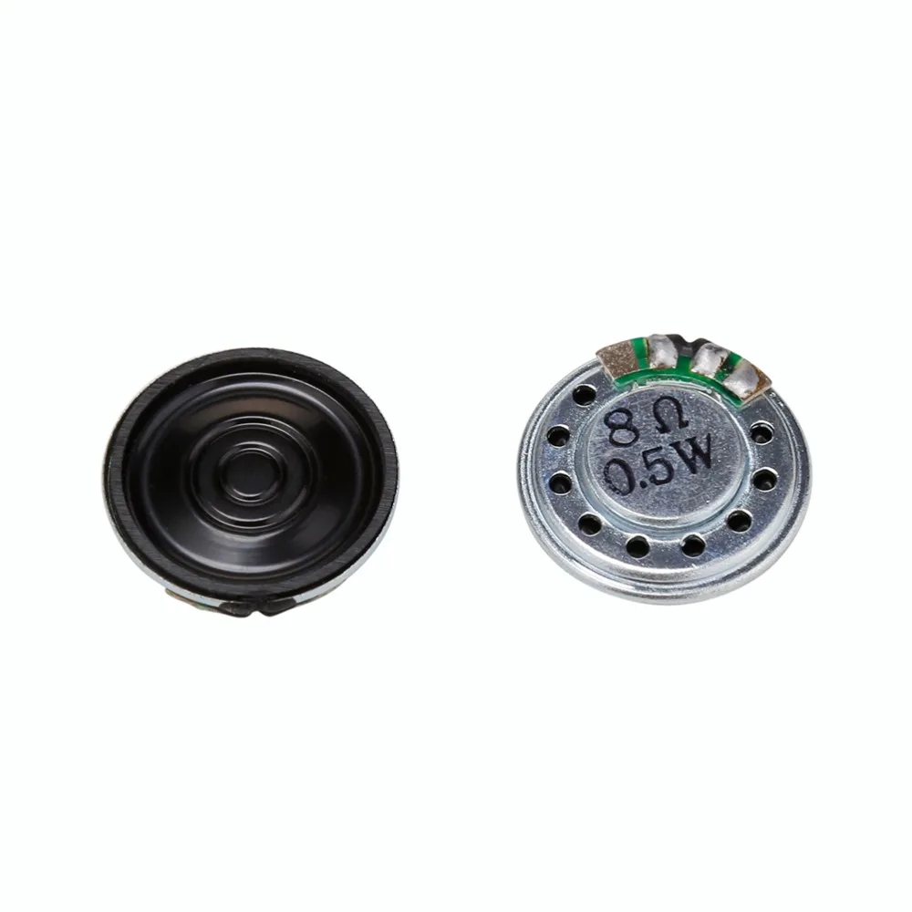 

2PCS 20mm 8Ohm 0.5W Audio Speaker Stereo Woofer Loudspeaker Trumpet Horn Buzzer new Electronic Accessories