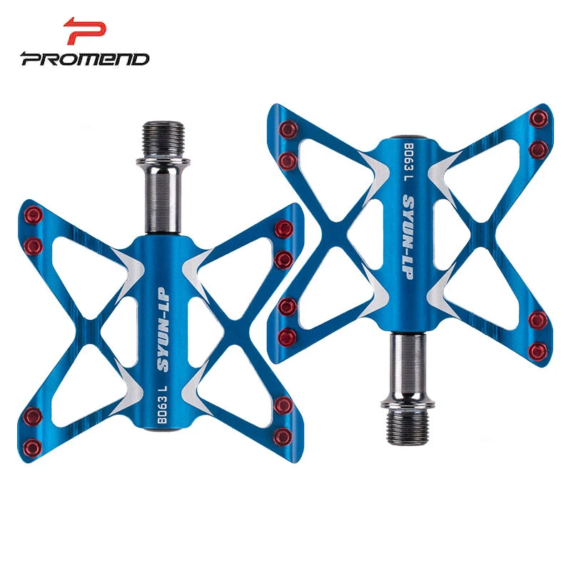PROMEND Non-slip Mtb Pedals Bearing Mountain Bike Pedals for Bicycle Aluminum/Alloy Ultralight Road Cycling Pedals