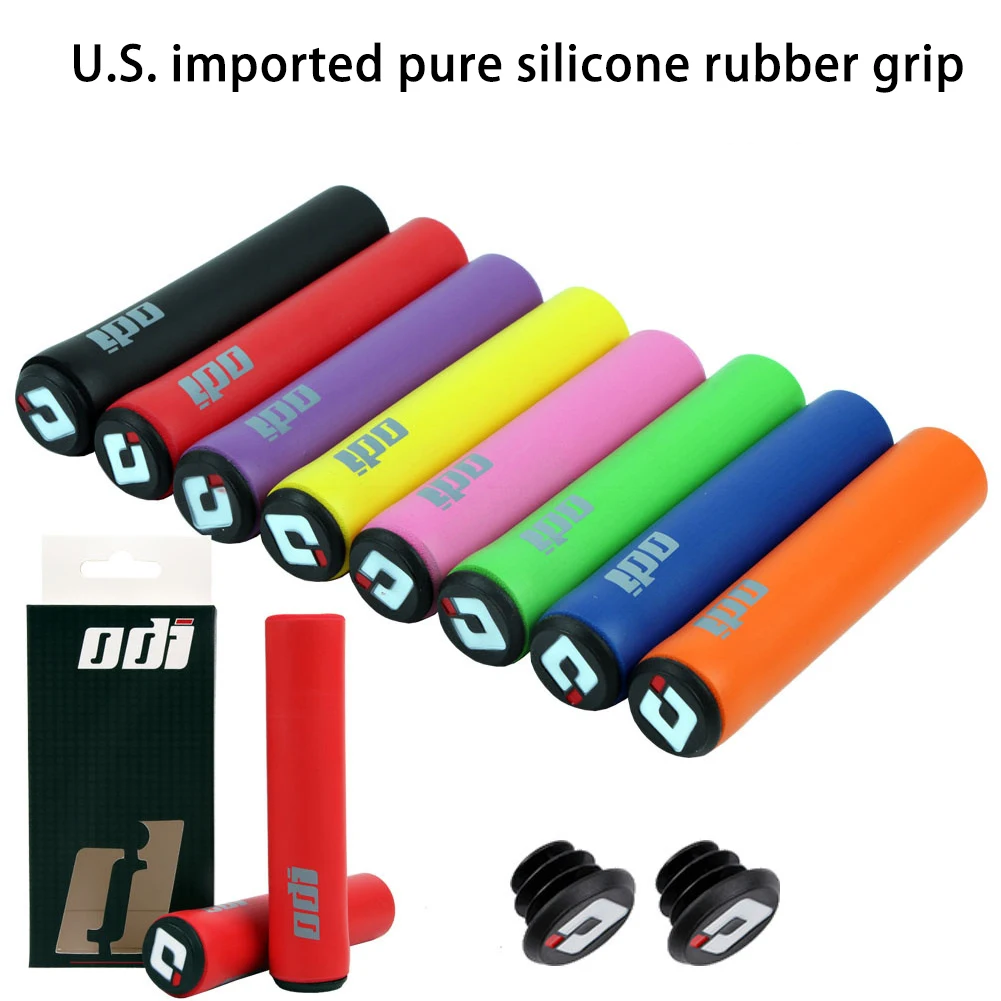 mtb fahrrad grip 2pcs bike silikon lenker griffe anti skid schock absorbieren soft mountain fahrrad grip bike zubehör free global shipping