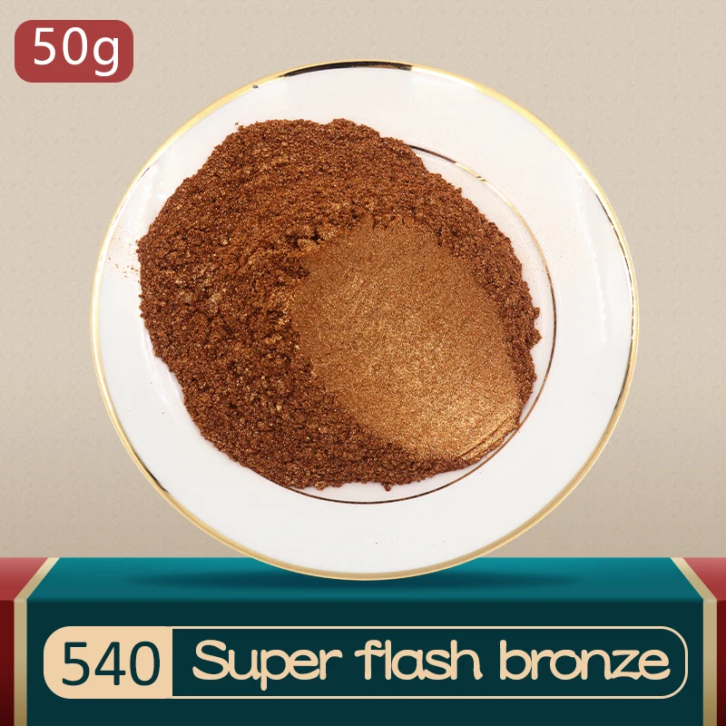 

Type 540 Mica Pigment Pearl Powder DIY Mineral Dye Colorant Dust for Soap Automotive Art Crafts 10g