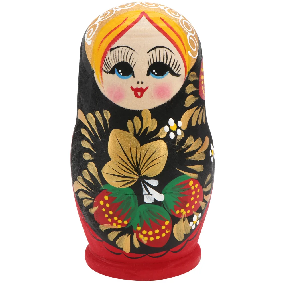 

5Pcs Creative Doll Nesting Doll Russian Doll Home Adornment