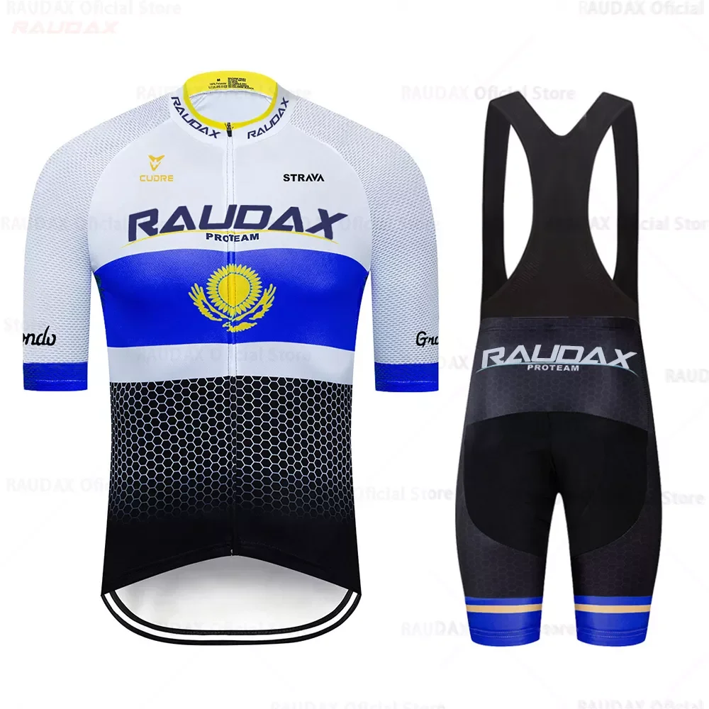 

Summer Cycling Jersey Set Raudax 2021 New Man's Short Sleeve Bicycle Cycling Clothing Suit Breathable Ropa De Ciclismo Hombre