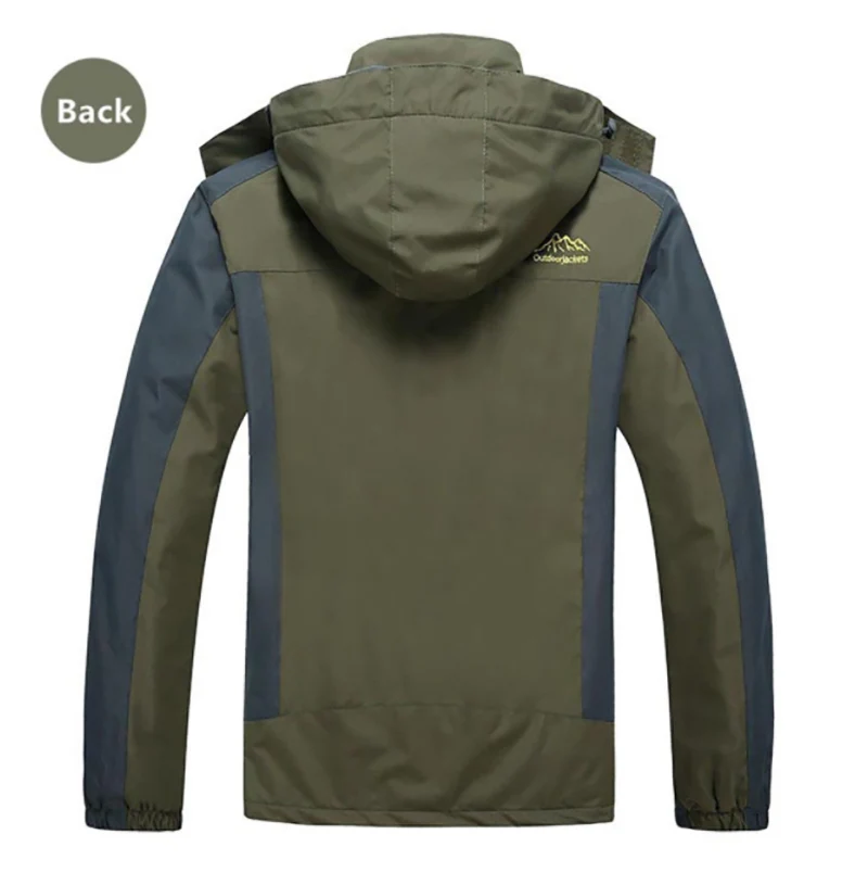 2019 Male Velvet Warm Color Jacket Autumn Winter High Quality Brand Waterproof Windproof Jacket Coat Tourism Mountain Jacket Men