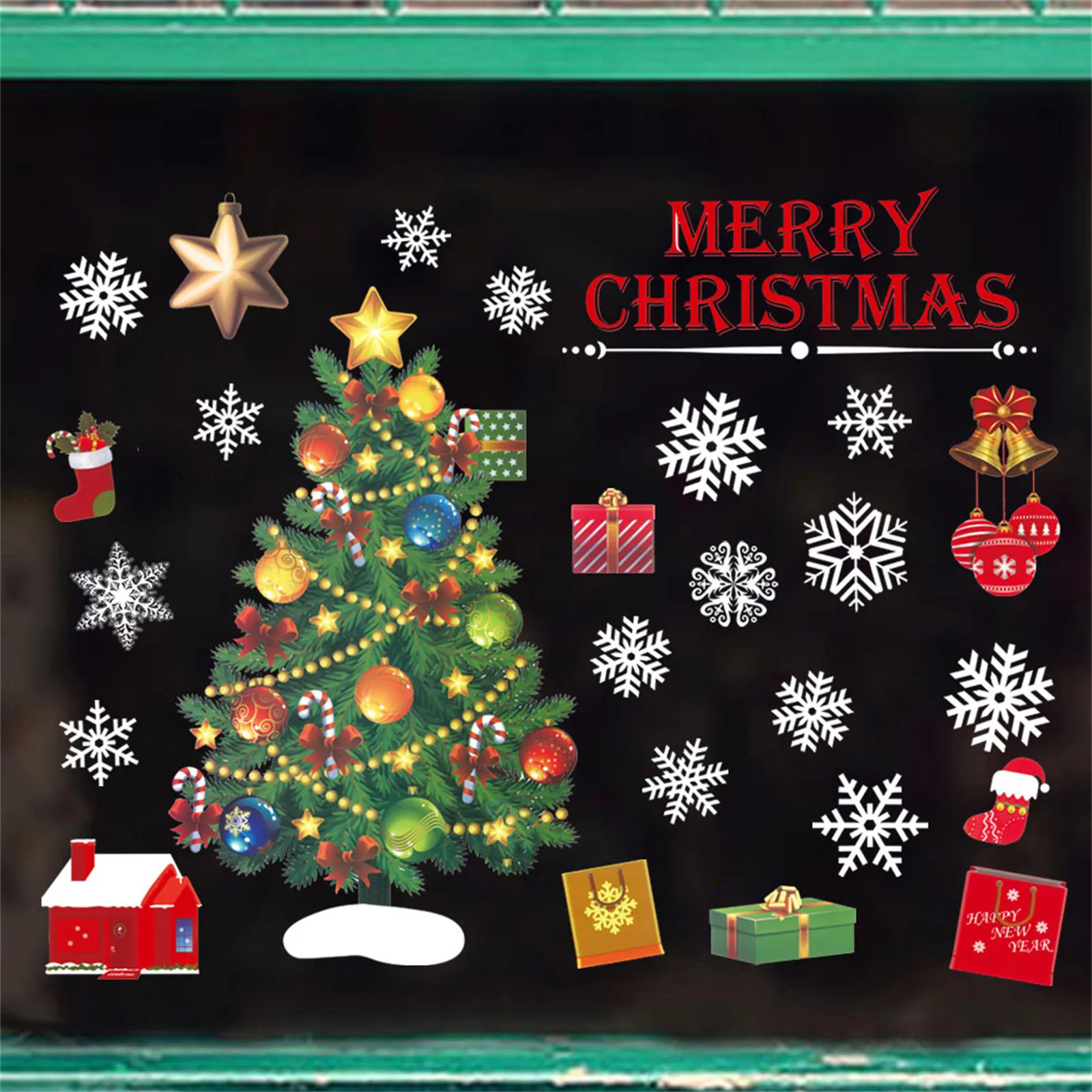 Милая Рождественская тематика сделай сам Санта-Клаус снежинка портативная