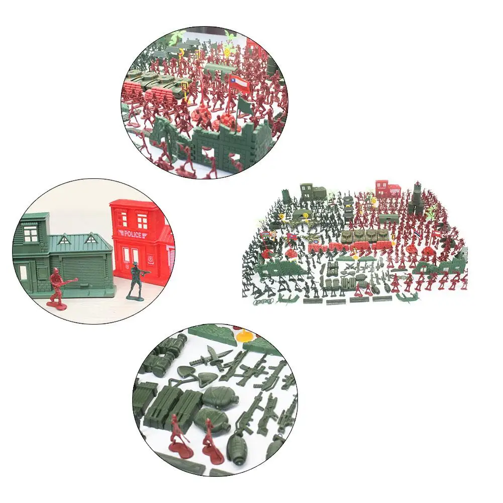 

cm Small Soldier 330pcs Children's Toy Military Model Set Camouflage Soldier Building Blocks Brick Figure Toys Gift great