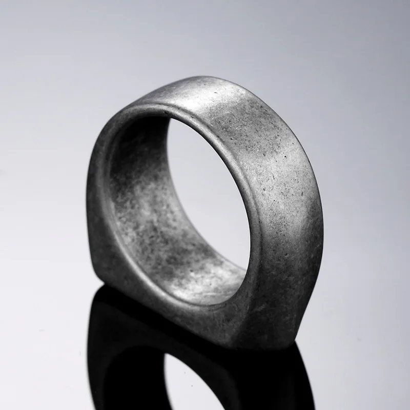 Мужское Винтажное кольцо с плоским верхом|Кольца| |