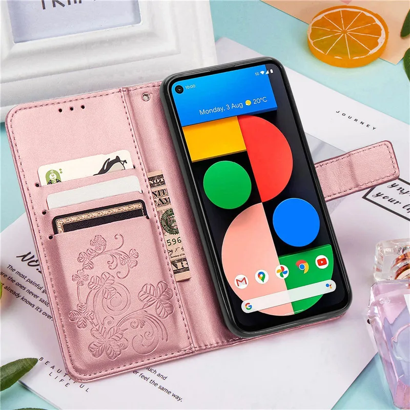 for google pixel 4a 5g case for google pixel 4a 5 5a 5g cover flip leather wallet purse cover phone bumper for google pixel 5a free global shipping