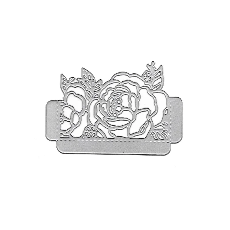 Роза цветок резки высечки скрапбукинга ремесло штампованный Металл для бумажные