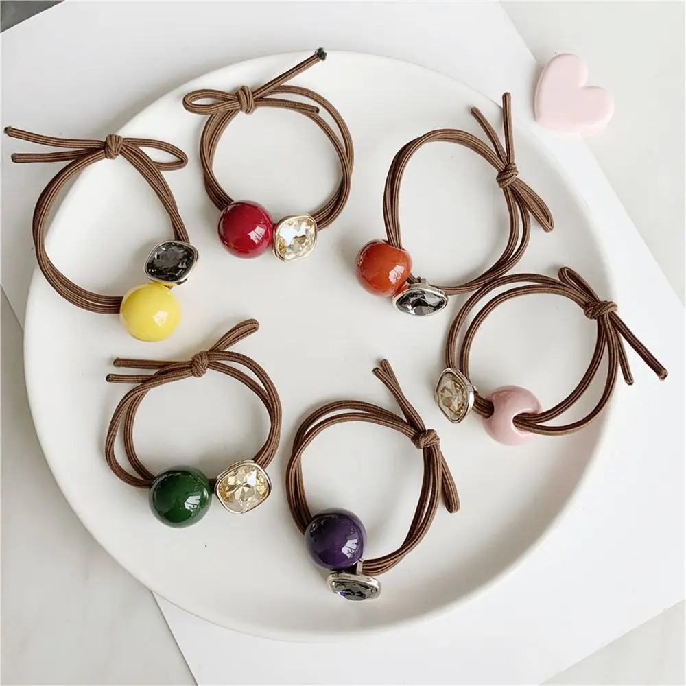 Модные милые женские аксессуары для волос Vitange стразы кристалл жемчуг эластичная