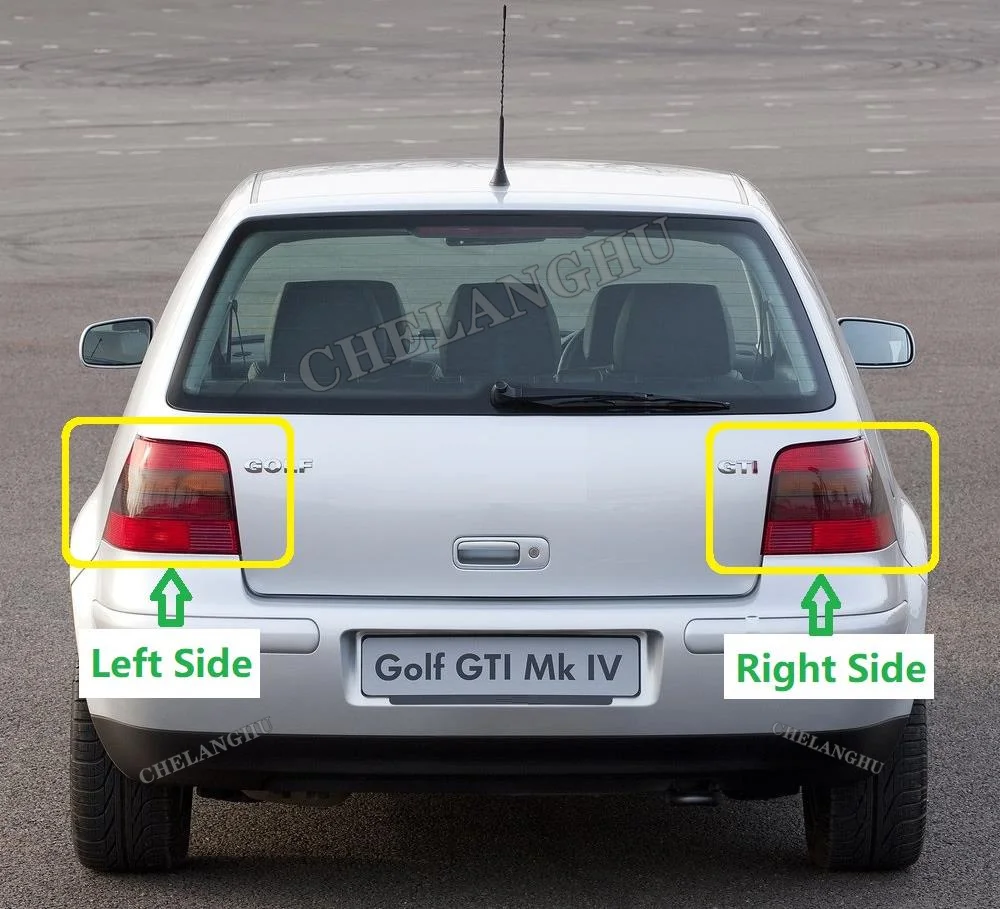 Для VW Golf 4 MK4 GTI R32 1998 1999 2000 2001 2002 2003 2004 2005 авто-Стайлинг задний левый и правый хвост светильник Корпус не лампочки