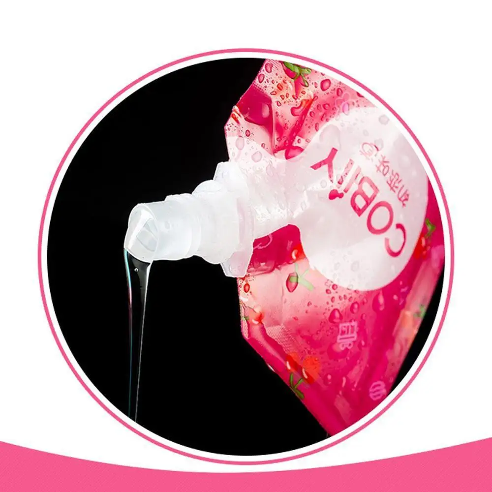 Клубничный крем вкус оральный секс на водной основе съедобная смазка для геев