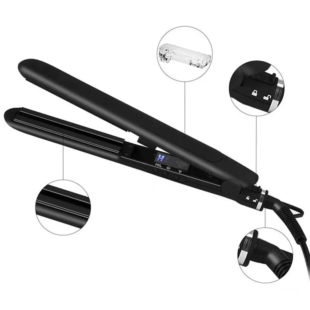 Керамическая доска кудри выпрямитель для волос спрей шина прямой инструмент