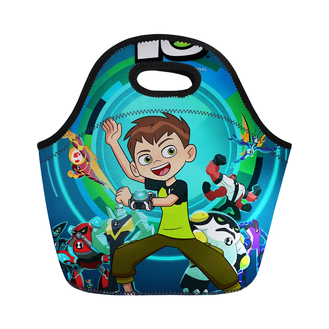 Мультфильм Бен 10 ланч-сумка для мальчиков и девочек Термосумка еды Ланч-бокс бен
