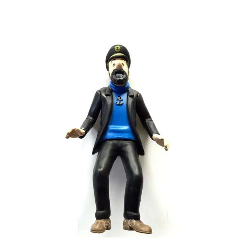 Фигурки героев аниме Приключения Тинтина заснеженного капитана хэддока