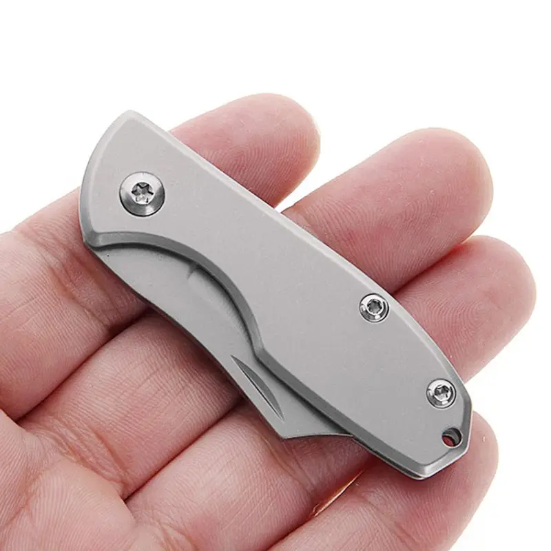 Портативный мини нож для фруктов улицы спасательный складной клинок охотничий