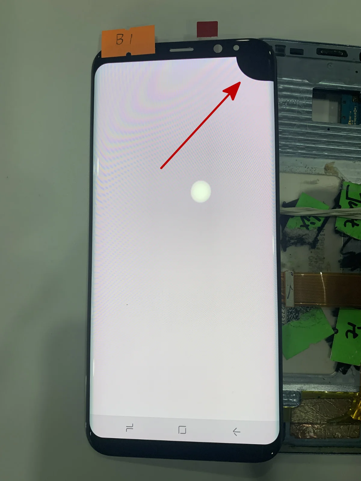 Super AMOLED для samsung Galaxy S8 plus S8+ G955 G955F g955u S8plus дефект ЖК-дисплей с сенсорным экраном дигитайзер 6,2'' - Цвет: B1