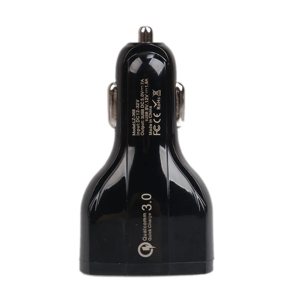 Universal 12V USB Charger Black Mini Quick Charge and Cigarette 2 Twin Port Plug Car Socket | Автомобили и мотоциклы