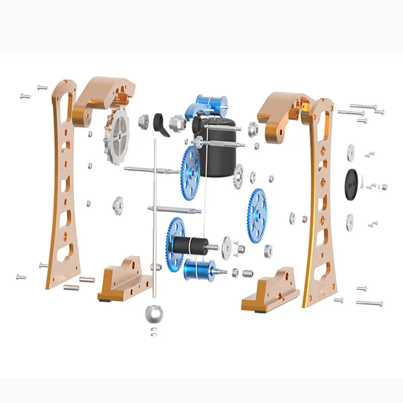 Маятниковые часы Galileo 3D металлическая Сборная модель игрушка для взрослых из
