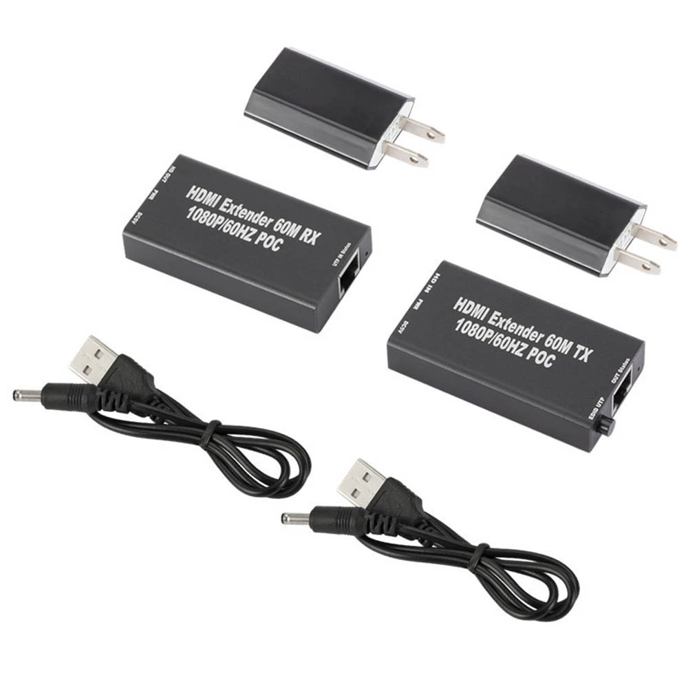 1080p HDMI-совместимый удлинитель 3D передатчик приемник TX RX Cat5e Cat 6 Ethernet сигнал RJ45 Lan