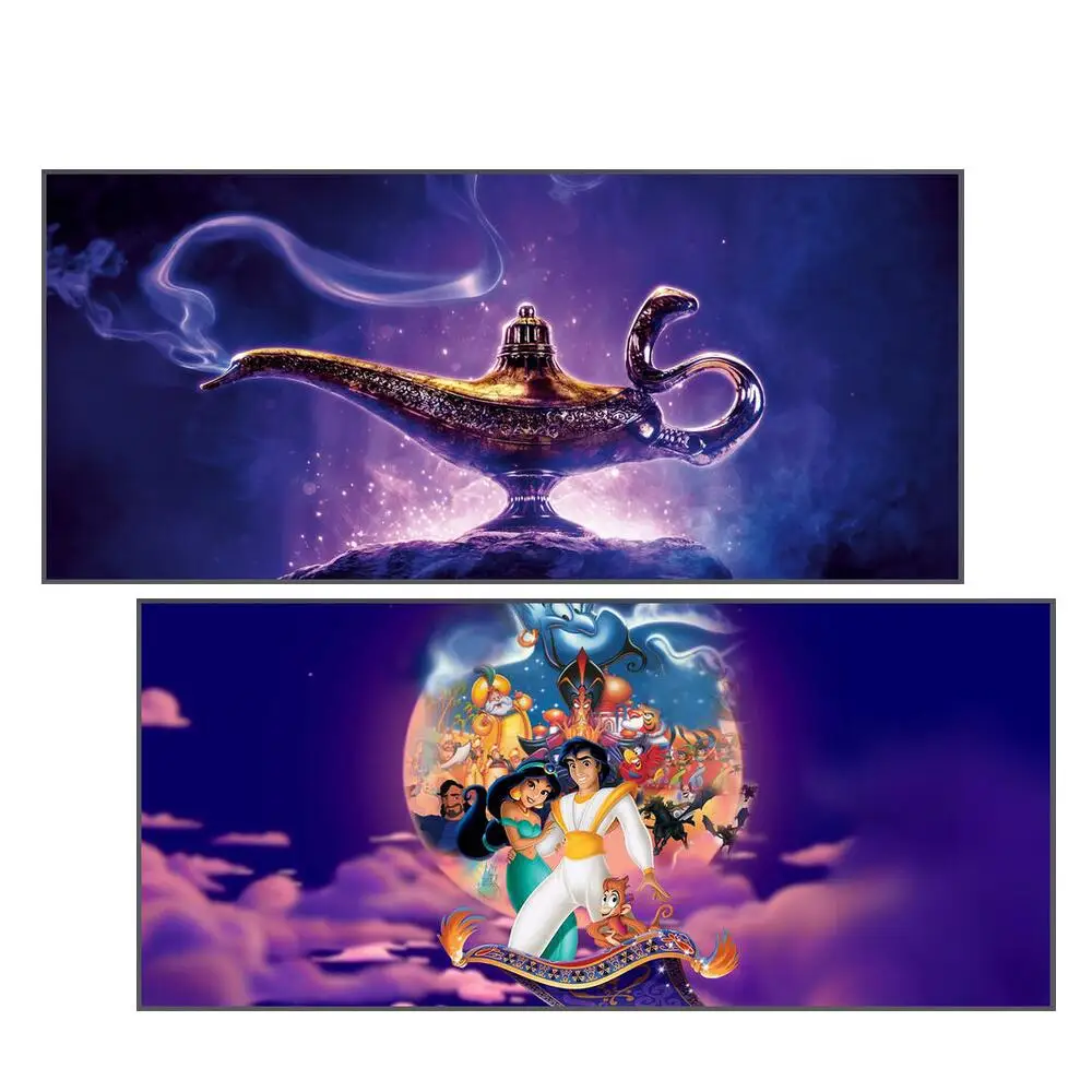 

Disney Aladdin's magic lamp Anime Pc carpet mouse pad mats gamer gaming accessories desk mat mousepad ergonomic wrist rest carpe