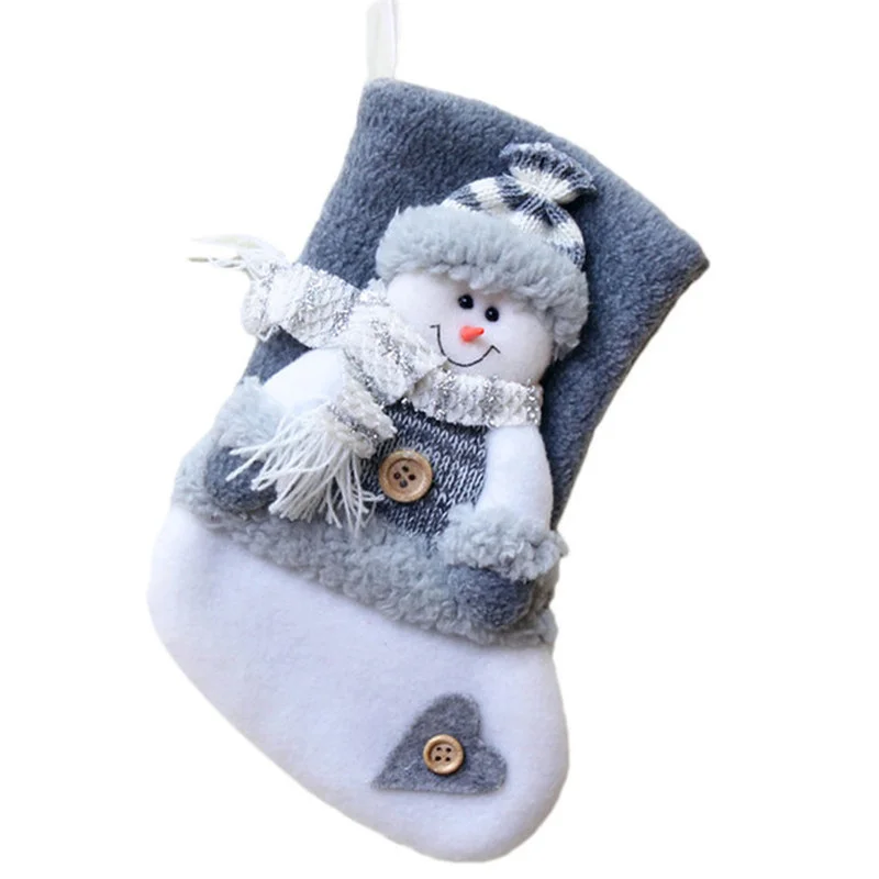 

Christmas Decoration Christmas Stockings Candy Socks Snowman Santa Claus Christmas Gift Bag Xmas Tree Decoration New Year 2022