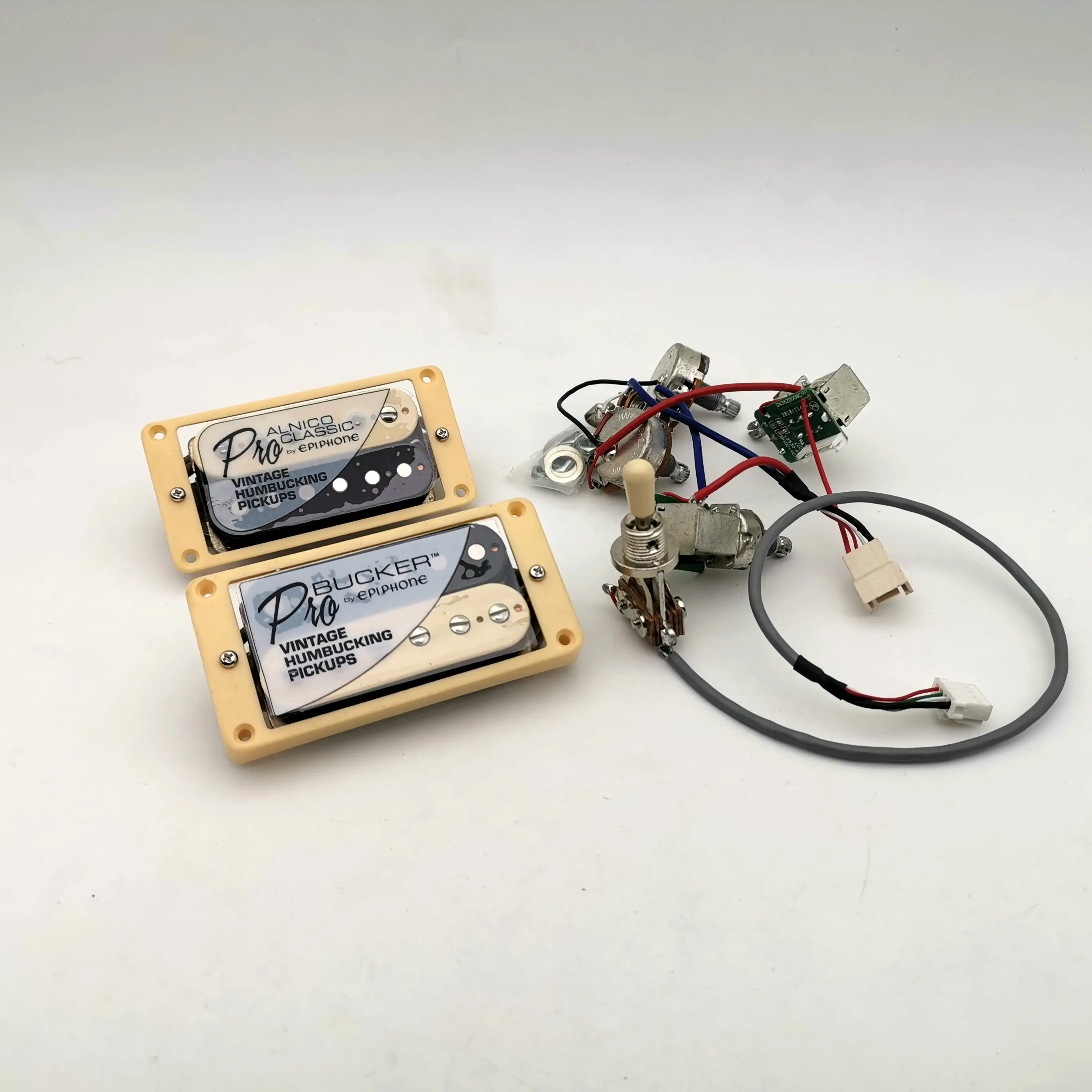 1 Набор LP Стандартный Pro Bucker электрогитара Humbucker пикапы с жгутом проводов для EPI zebra