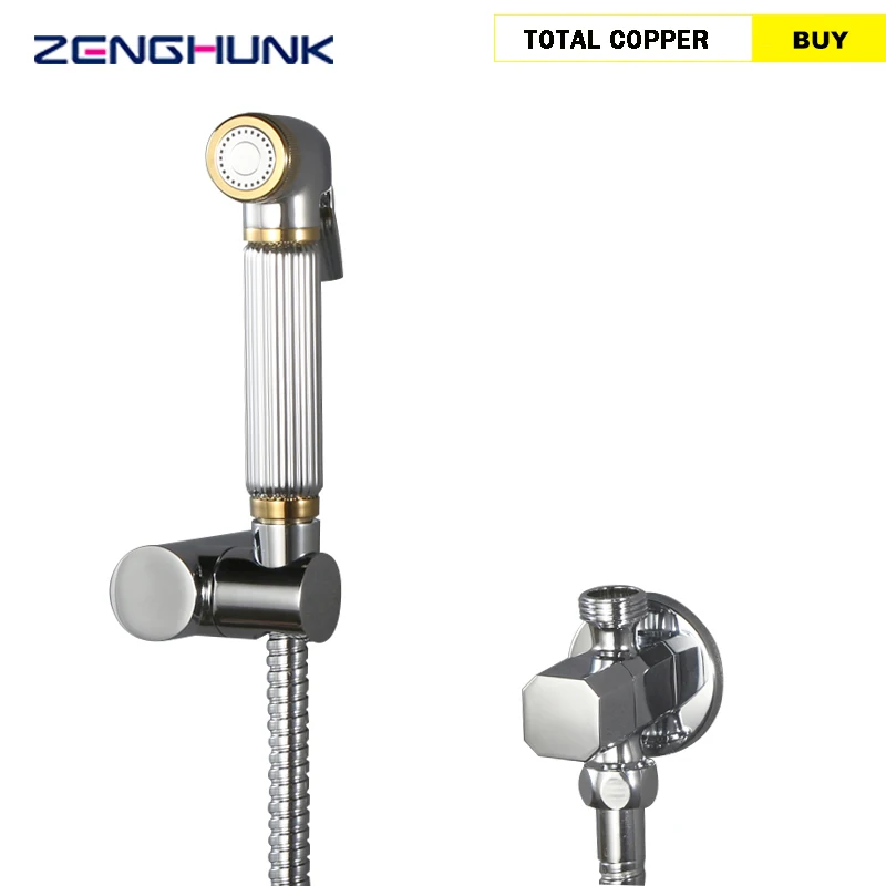 Смесители для биде хромированный и золотистый Латунный Угловой клапан холодной