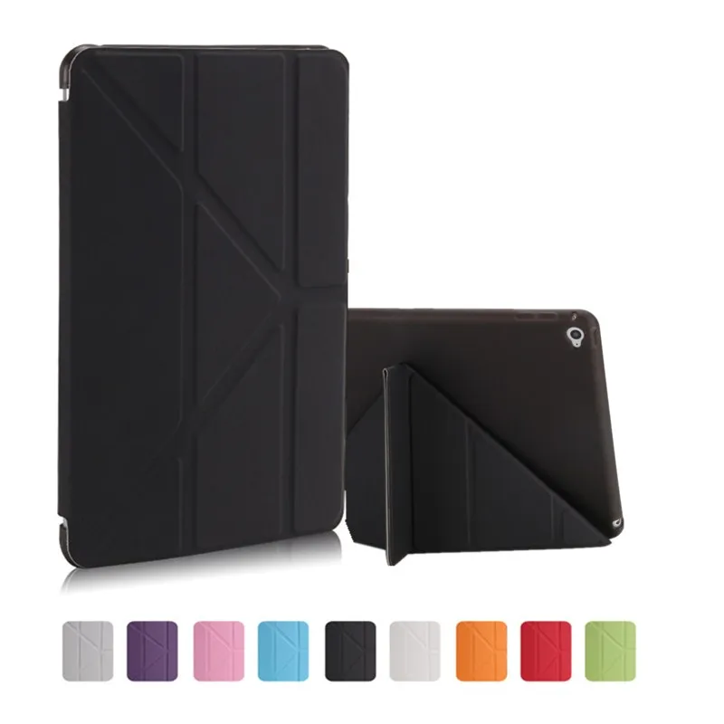 Умный чехол для iPad mini 1 2 3 A1432 A1454 A1455 A1489 силиконовый из искусственной кожи 4 5 ipad