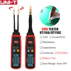 UNI-T UT116A UT116C SMD тестер автоматического диапазона светодиодный дисплей DCV сопротивление емкость диода (RCD) измеритель целостности цепи батареи мультиметр