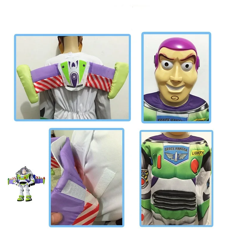 Детский карнавальный Костюмы История игрушек Косплэй костюм для детей Тим Аллен