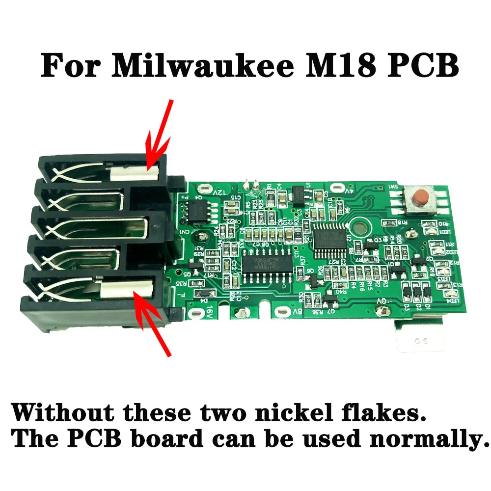M18 сменная плата защитная печатная для электродрели Milwaukee 48 11 1815 18V 1 5 3.0Ah Batteria|pcb