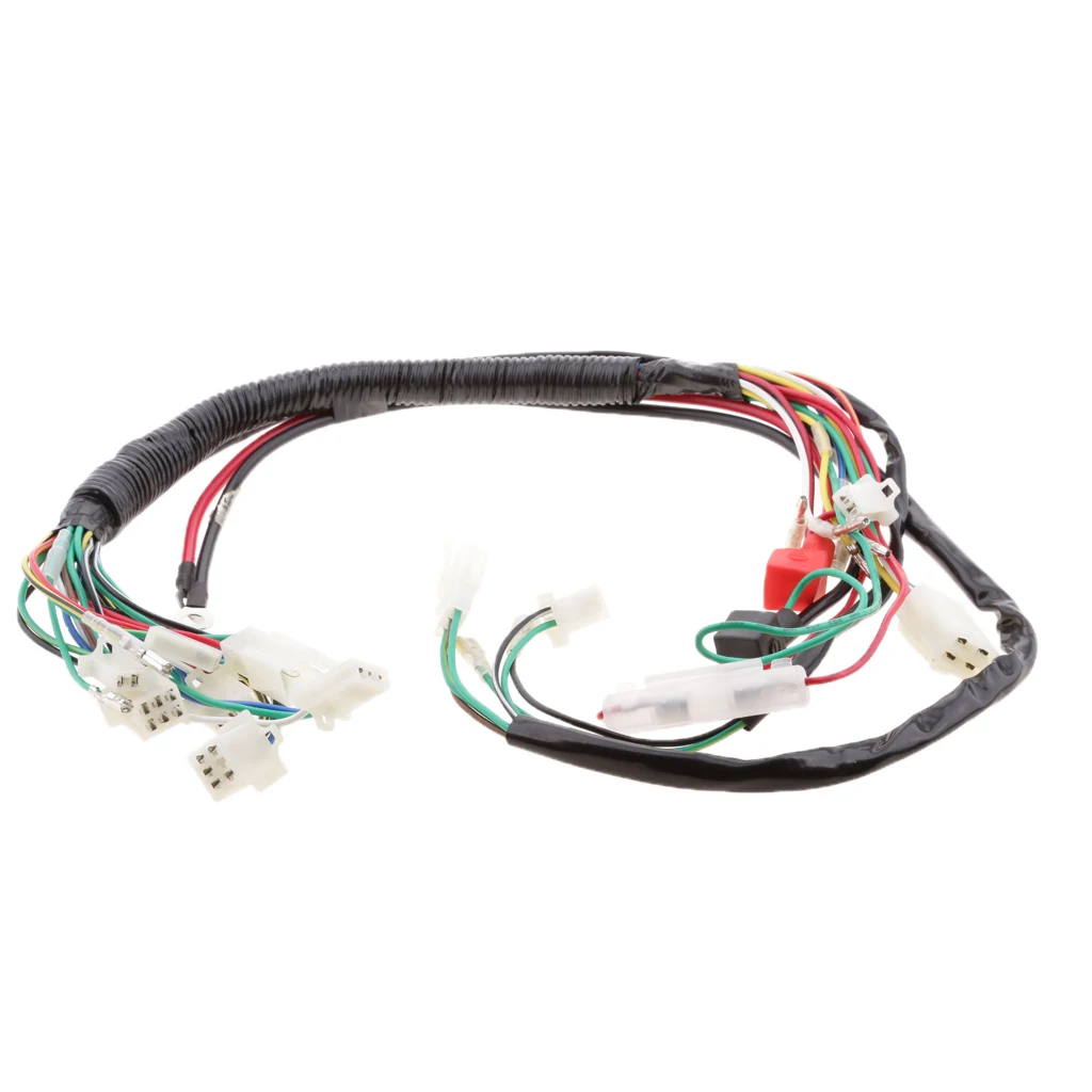 

Electric Engine Start Wiring Loom Harness For 110cc 125cc 250cc Pit Dirt Bike ATV Quad