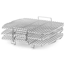 Air Fryer Accessories Stainless Steel Food Dehydrator Stand Grill Rack For Ninja Foodi Grill AG301 Ninja Foodi AG400