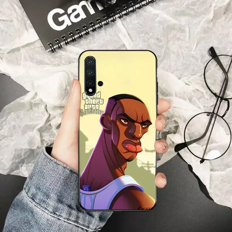 PENGHUWAN Горячая Grand Theft Auto GTA 5 мягкий чехол для задней панели мобильного телефона Huawei