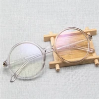 fashion women men retro optical glasses personality round transparent frame eyeglasses simplicity eyewear