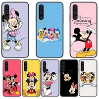 disney cartoon mouse minnie and mickey phone cover hull for samsung galaxy s 8 9 10 20 21 s30 plus edge e s20fe 5g lite ultra b