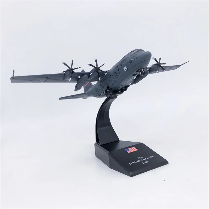 

1/200 Scale Classic Diecast USAF Air Force C-130 C130A Aircraft Airplane Models Toy Gifts for Display Collections