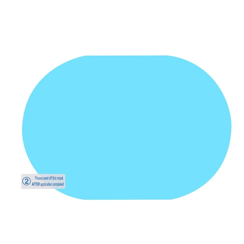 

Car Rear View Mirror Rainproof Film Anti-Fog Clear Protective Window Sticker