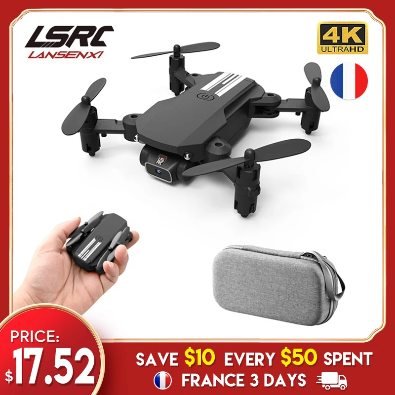 lsrc новый мини дрон 4k 1080p hd камера wi fi fpv