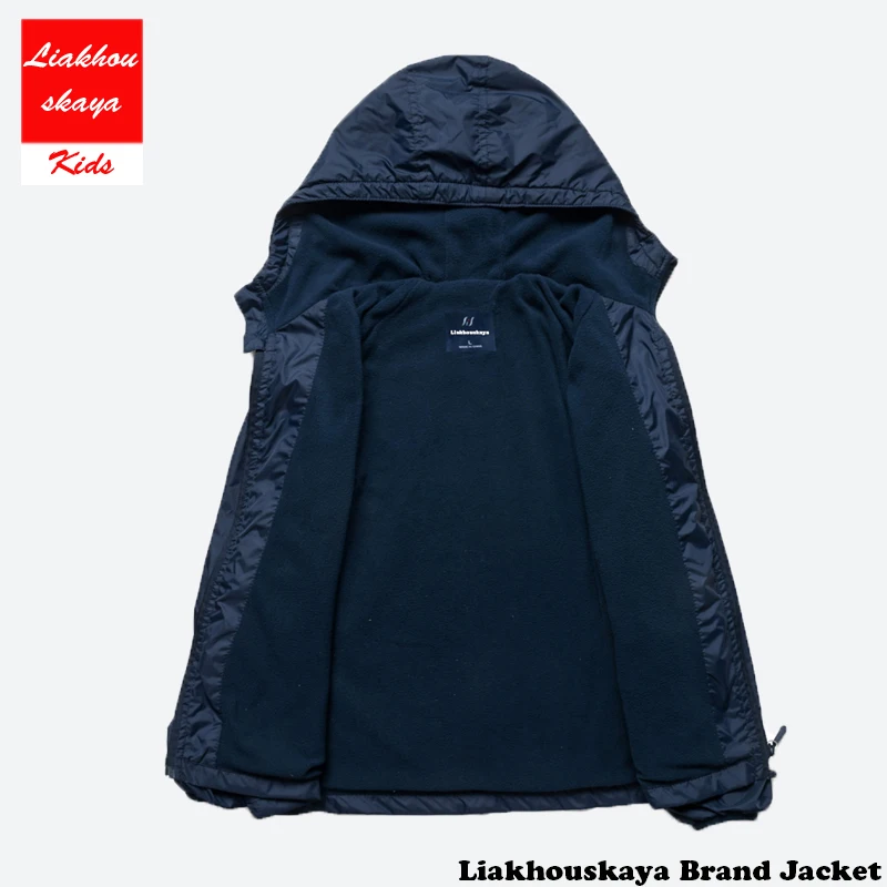 2021 Fashion Brand Children's Boys/Girls Fleece Jacket Kids Coat Hoodie Waterproof Windbreakers Boys Jackets 4-15T Spring Autumn | Детская